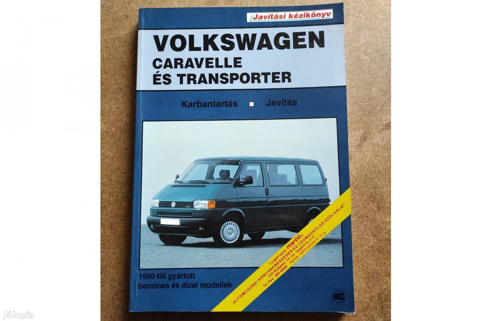 Volkswagen Vw. Transporter, Caravelle javítási karbantartási könyv