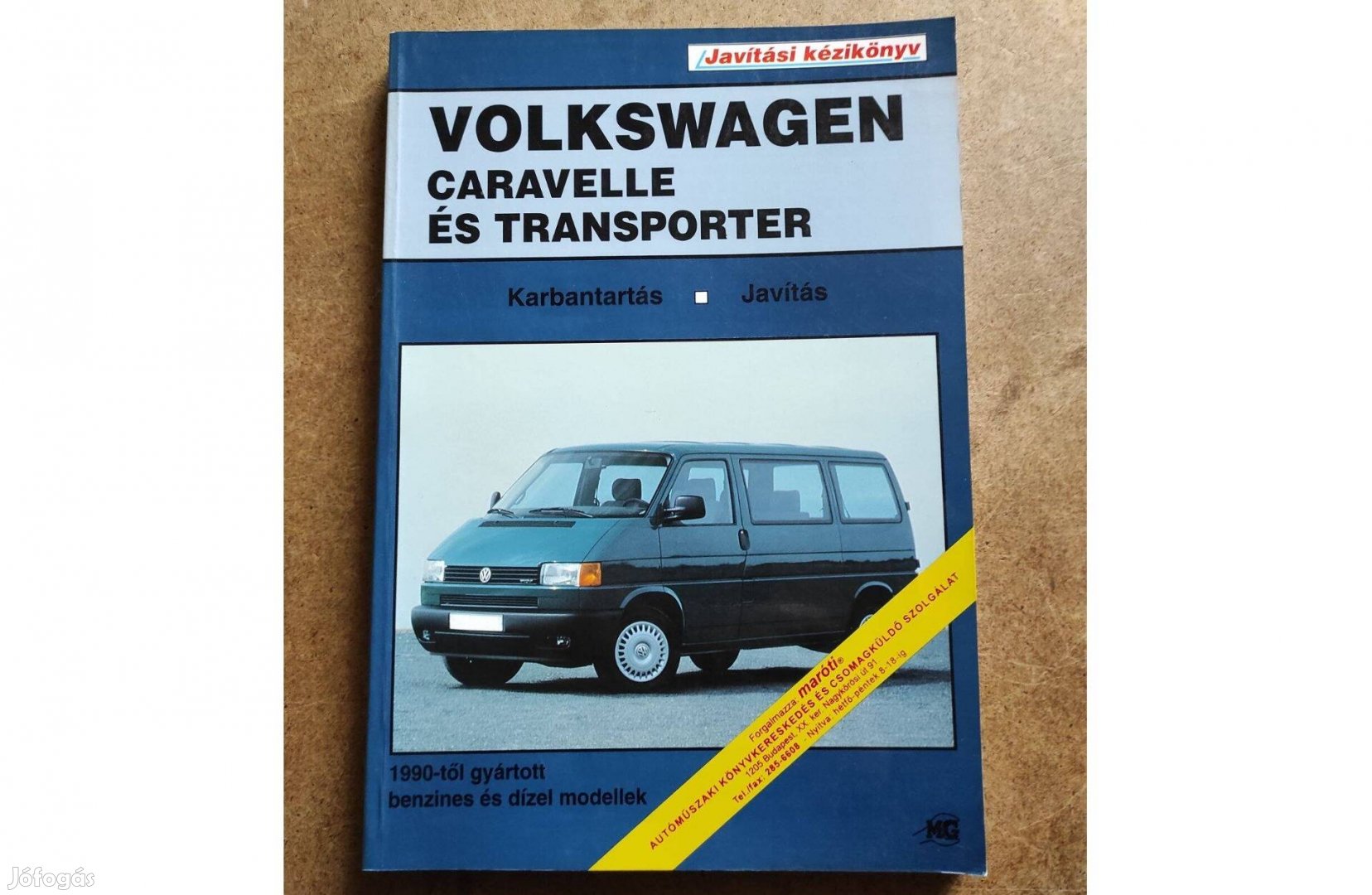 Volkswagen Vw. Transporter és Caravelle javítási karbantartási könyv