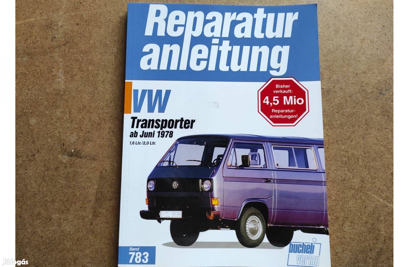 Volkswagen Vw. Transporter javítási,karbantartási könyv.1978