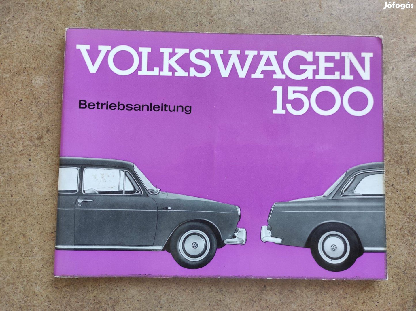 Volkswagen Vw. Typ.3, 1500 kezelési karbantartási utasítás. 1962-