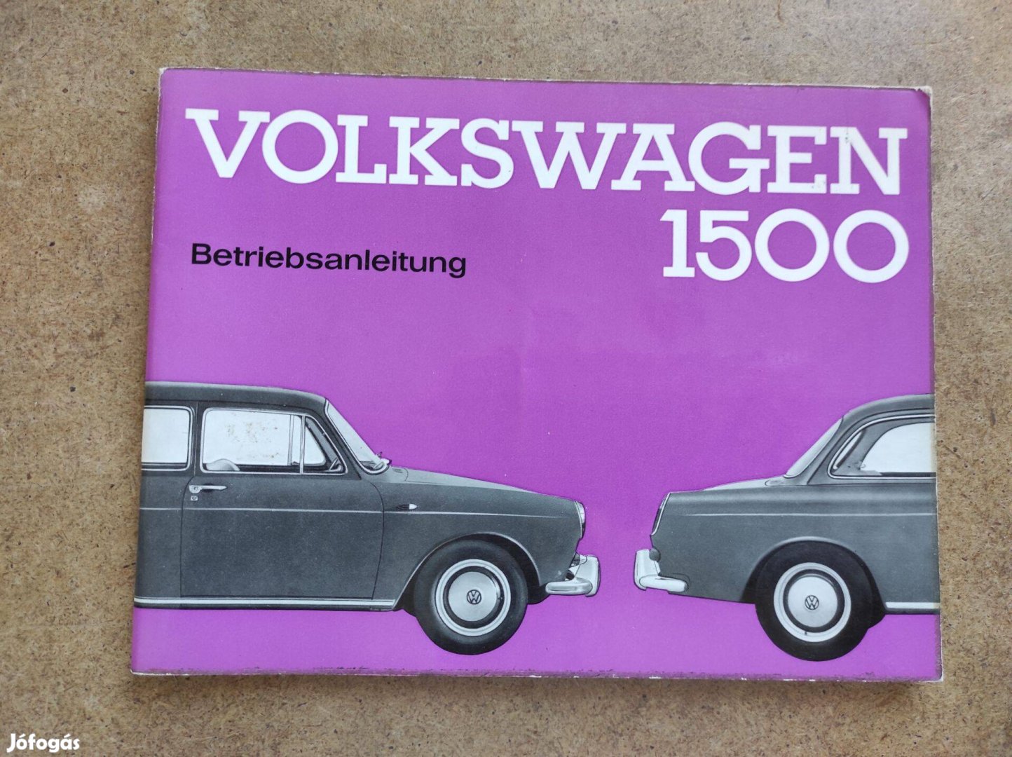 Volkswagen Vw. Typ.3, 1500 kezelési karbantartási utasítás. 1962-