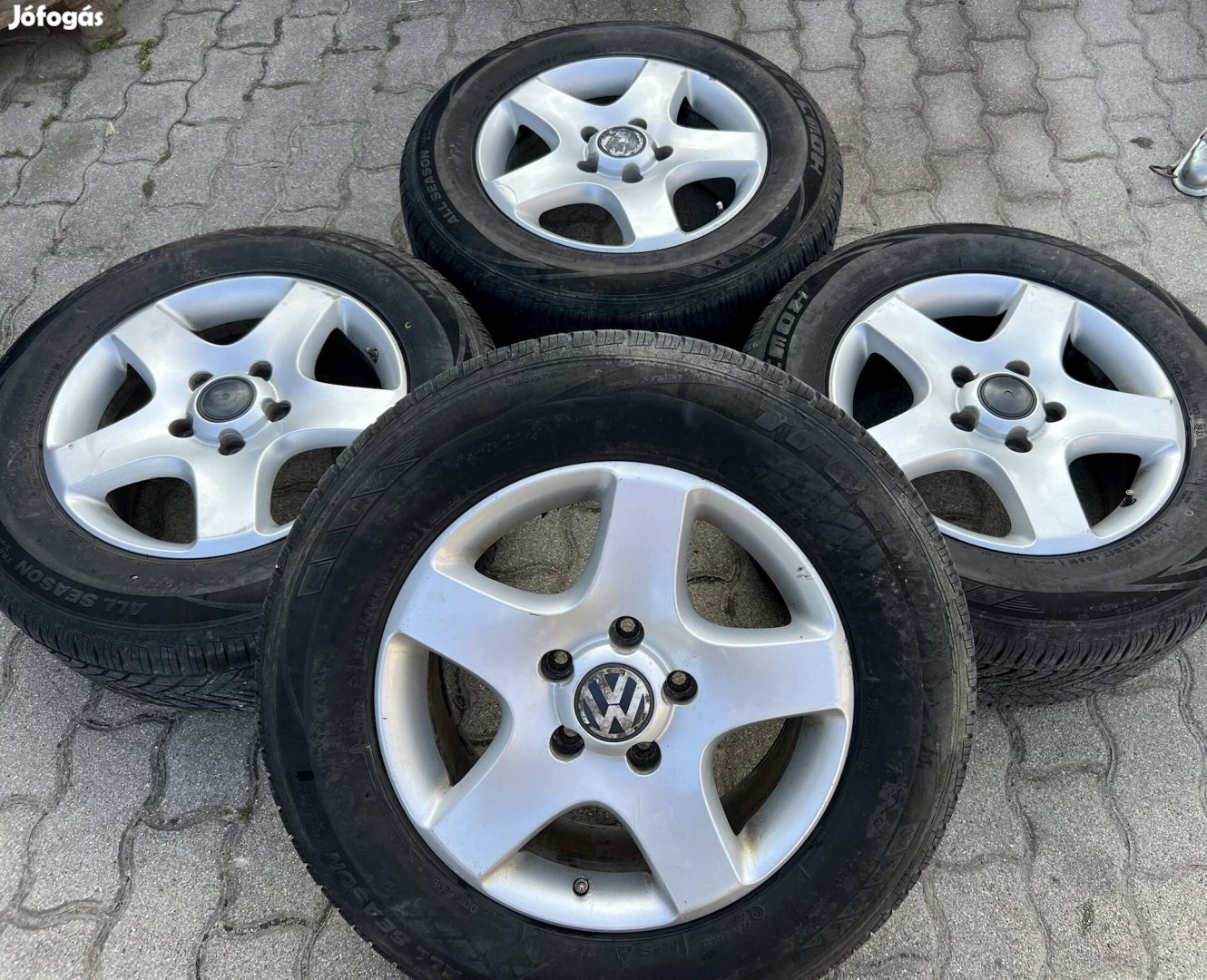 Volkswagen alufelni 17" 5x130 Continental 6mm Q7 cayenne Touareg 17"