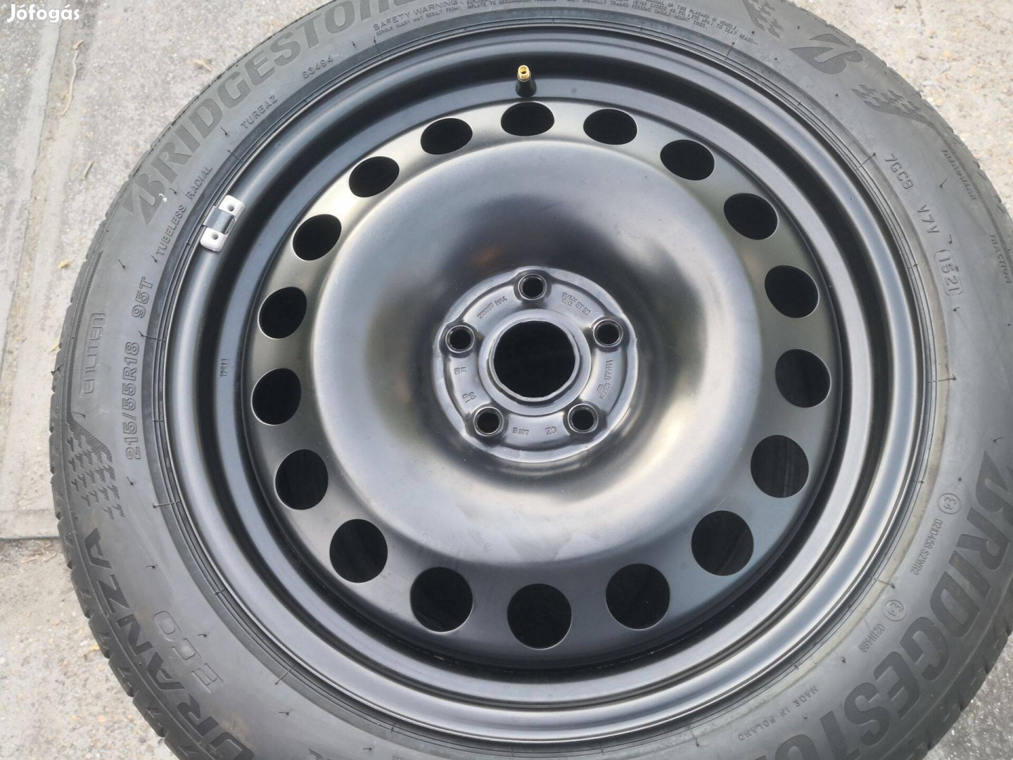 Volkswagen csoport új 18-as acélfelnik 5x112-es lyukosztású