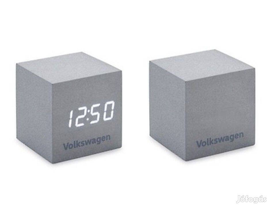 Volkswagen digitális asztali kocka vekker, design ébresztőóra