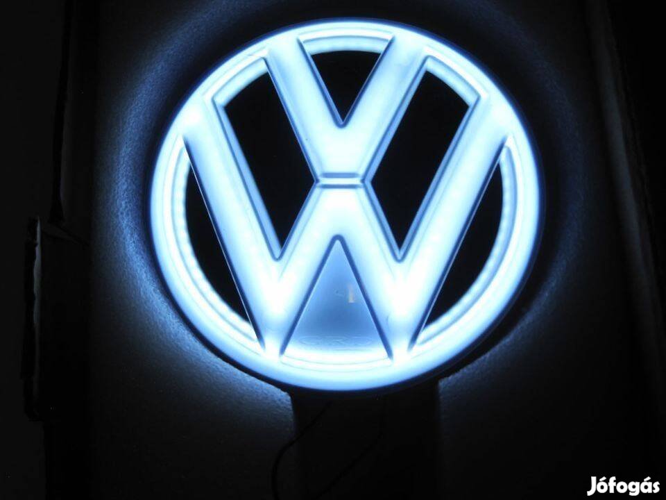 Volkswagen dinamikus -világító led hűtőrács embléma