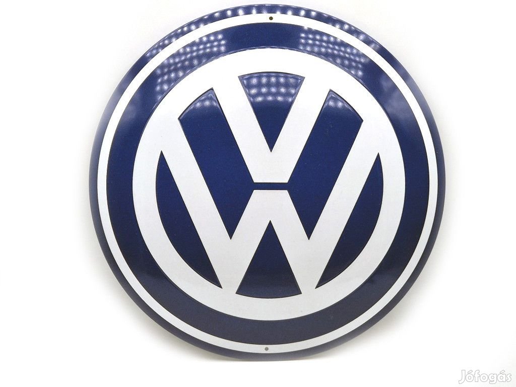 Volkswagen fém kör tábla - fémplakát  fém (35cm)
