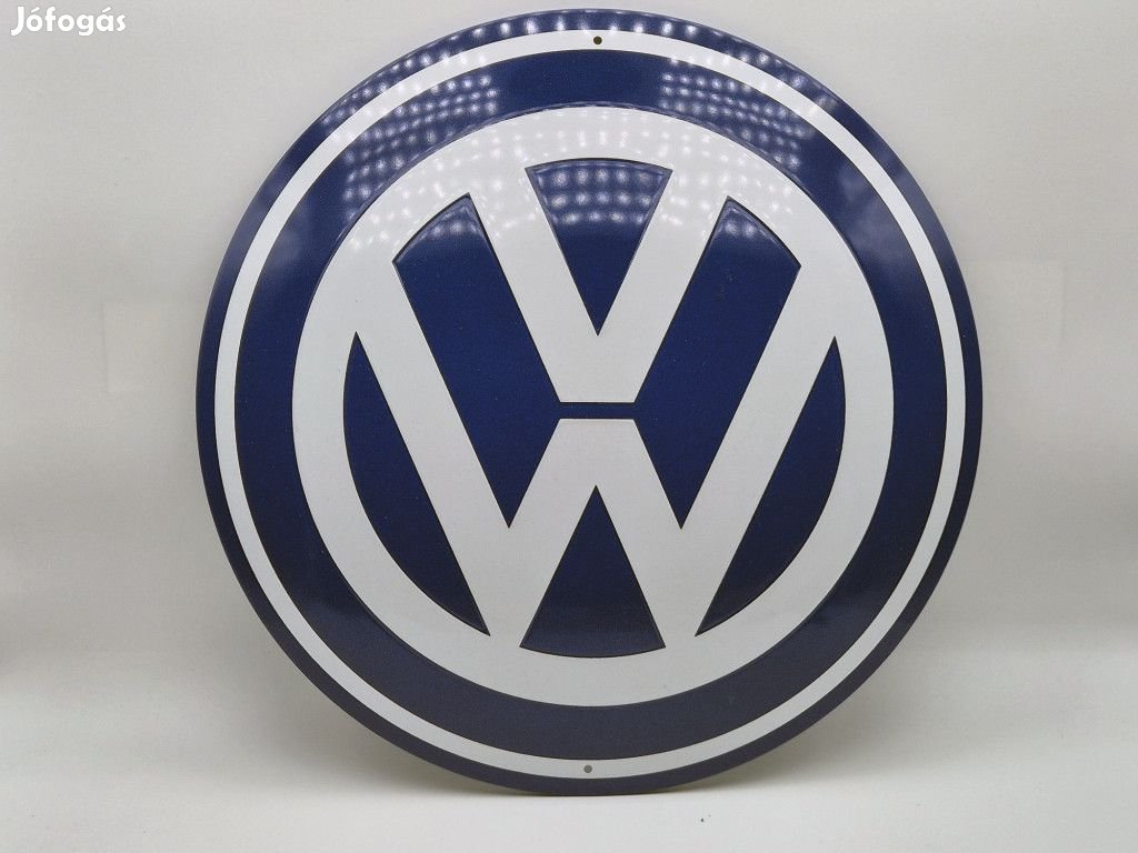 Volkswagen fém kör tábla - fémplakát  fém (35cm)