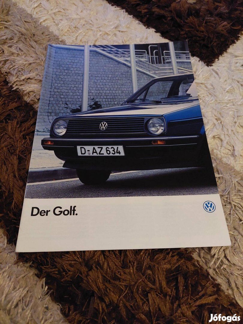 Volkswagen golf 2 prospektus katalógus