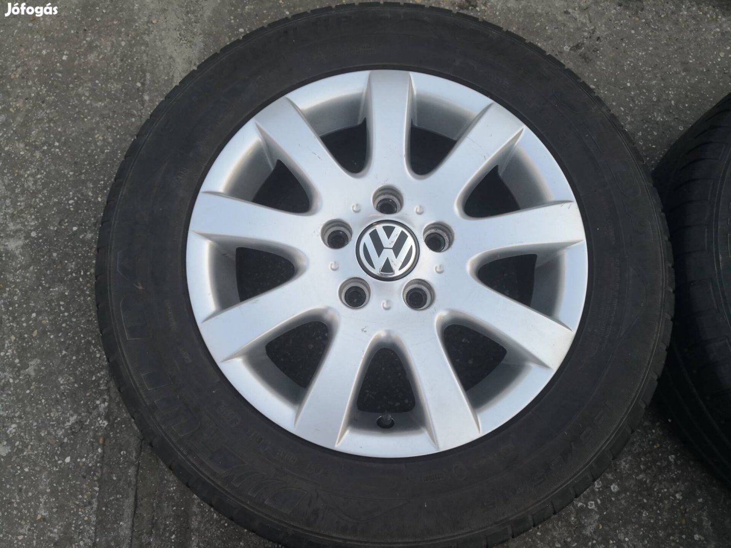 Volkswagen gyári 15-ös alufelnik 5x112-es