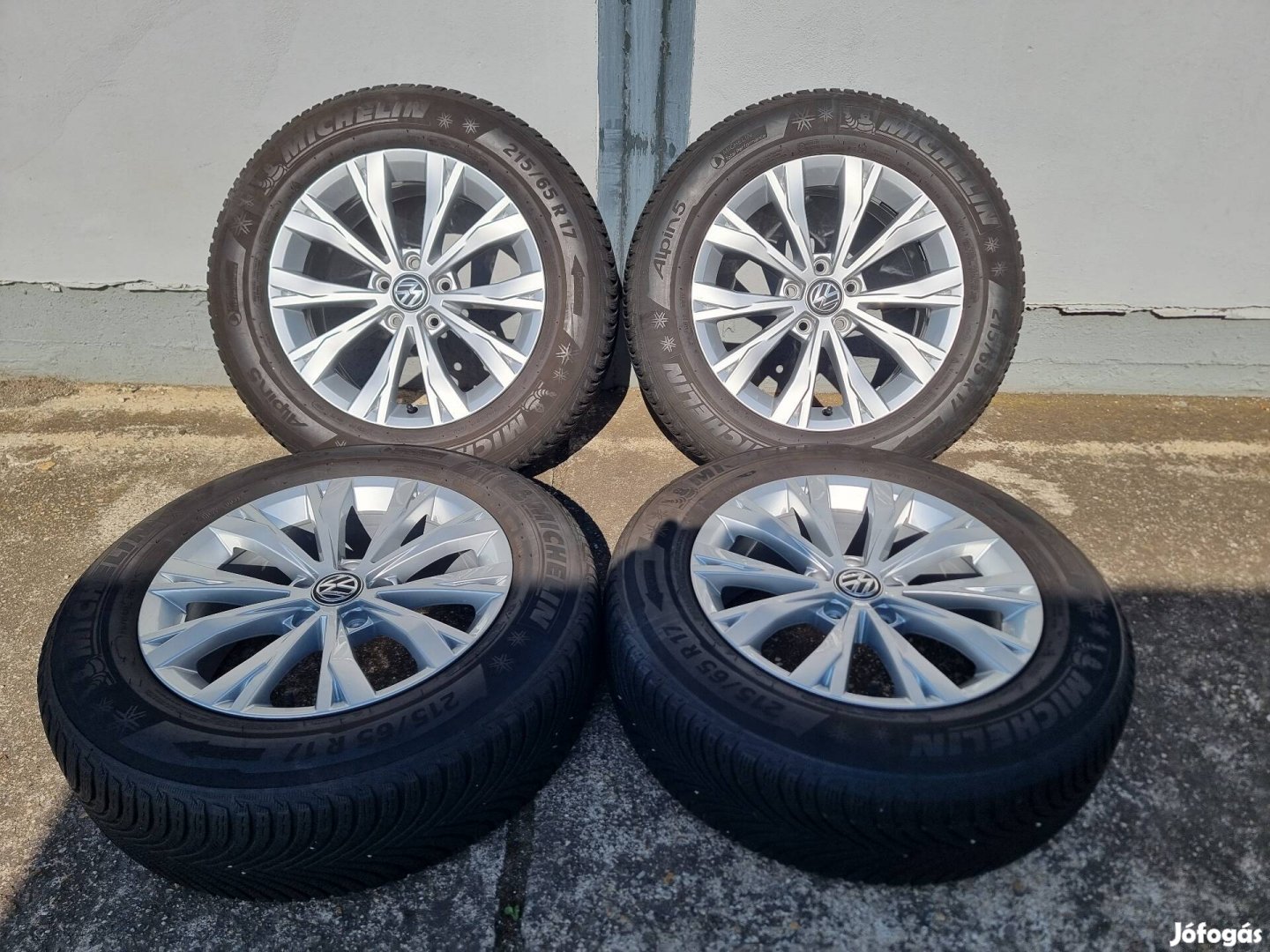 Volkswagen gyári 5x112 17"-os alufelni szett