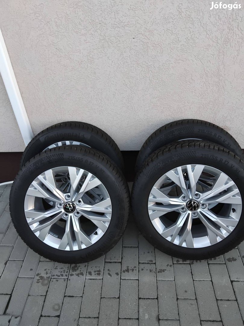 Volkswagen gyári Új felni szett téli gumival, Féláron!!!