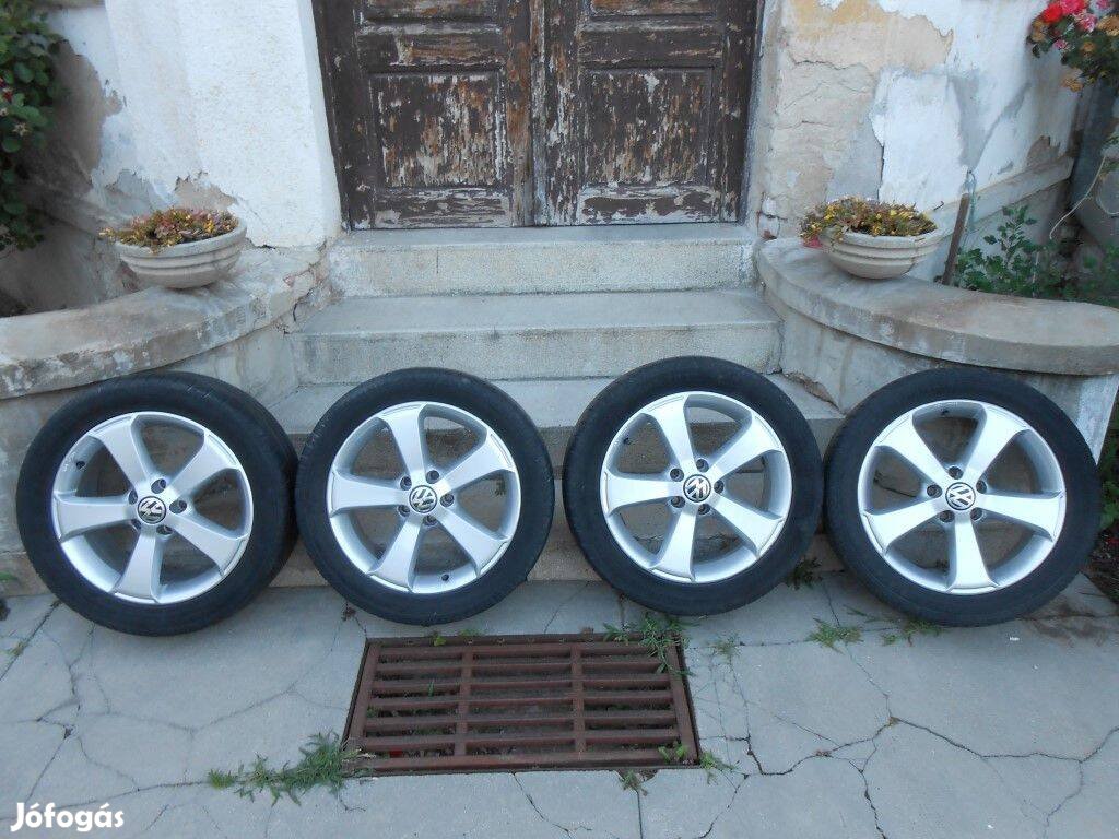 Volkswagen gyári alufelni garnitúra 17-os