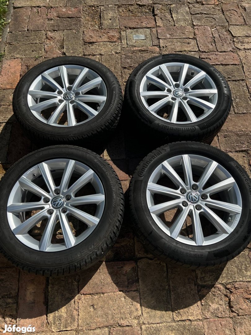 Volkswagen gyári alufelni szett 205 55 R17 tpms