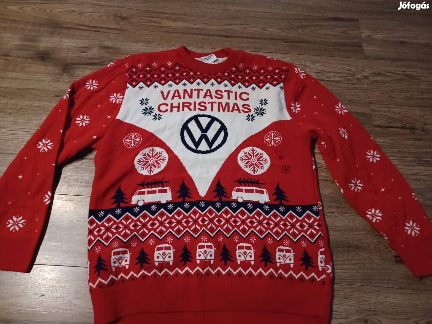 Volkswagen karácsonyi pulóver L XL