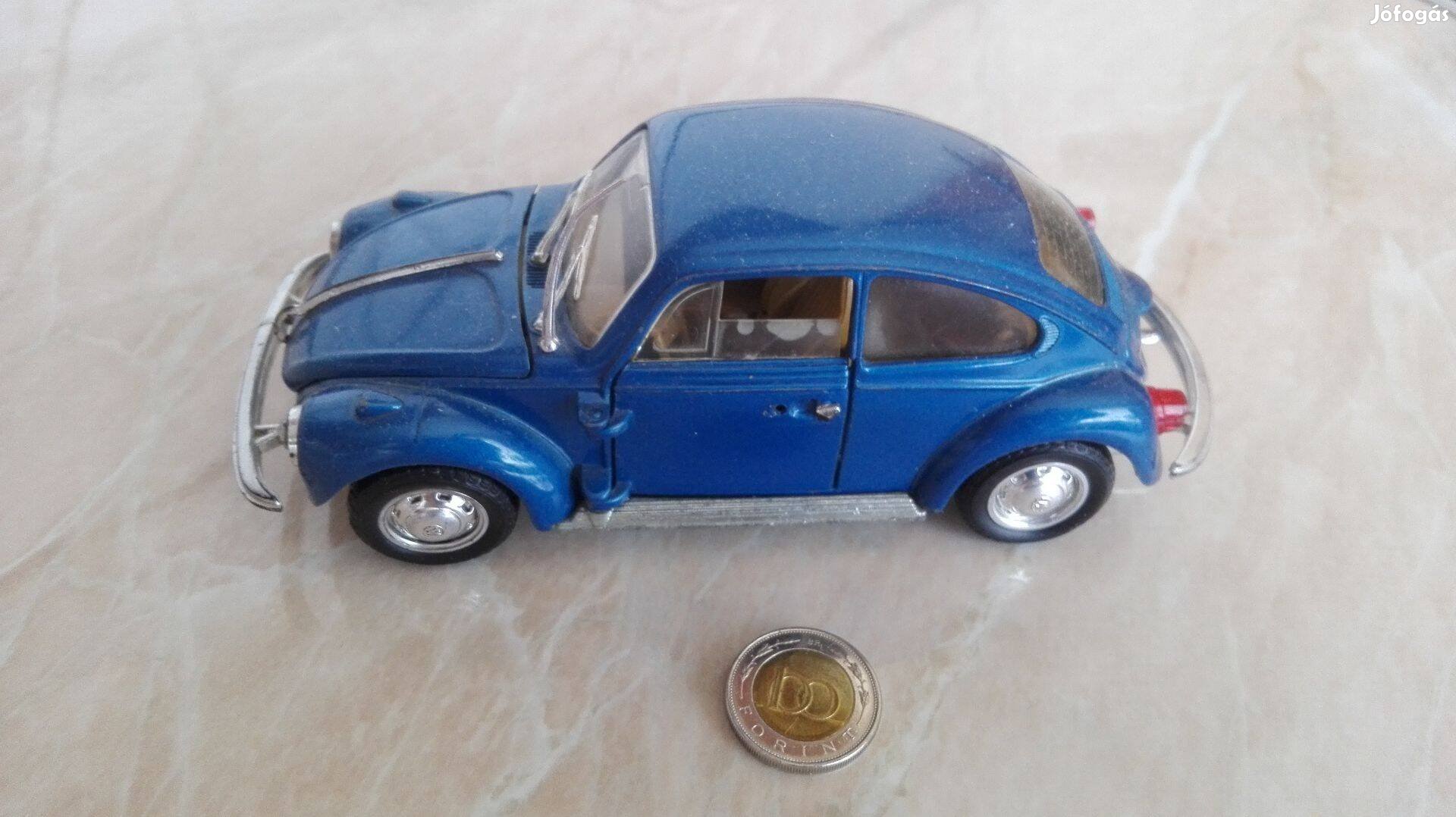 Volkswagen kék fém játékautó ritka gyűjteményi db