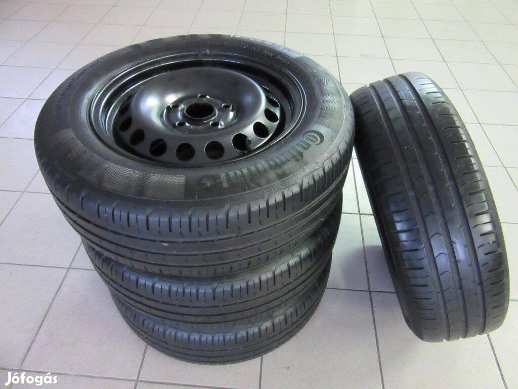 Volkswagen lemezfelni 195/65 R 15 Continental nyárigumival eladó