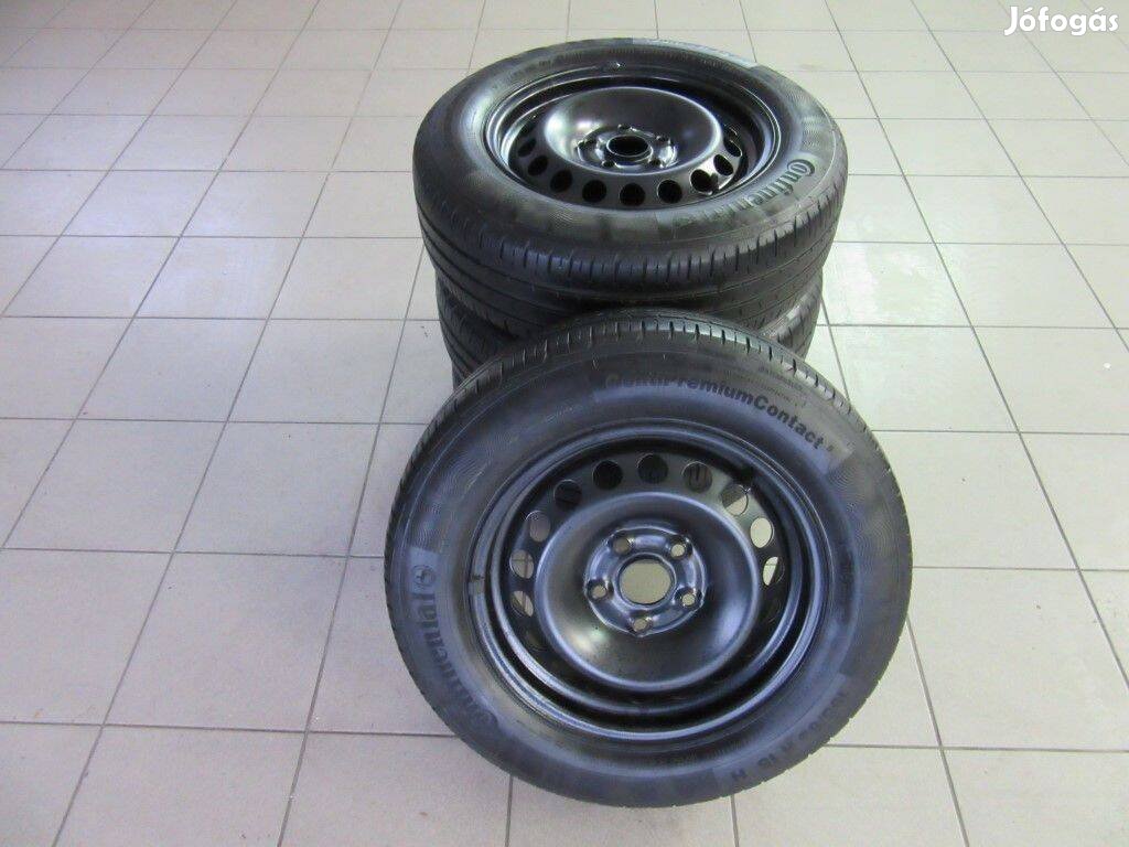 Volkswagen lemezfelni 195/65 R 15 Continental nyárigumival eladó