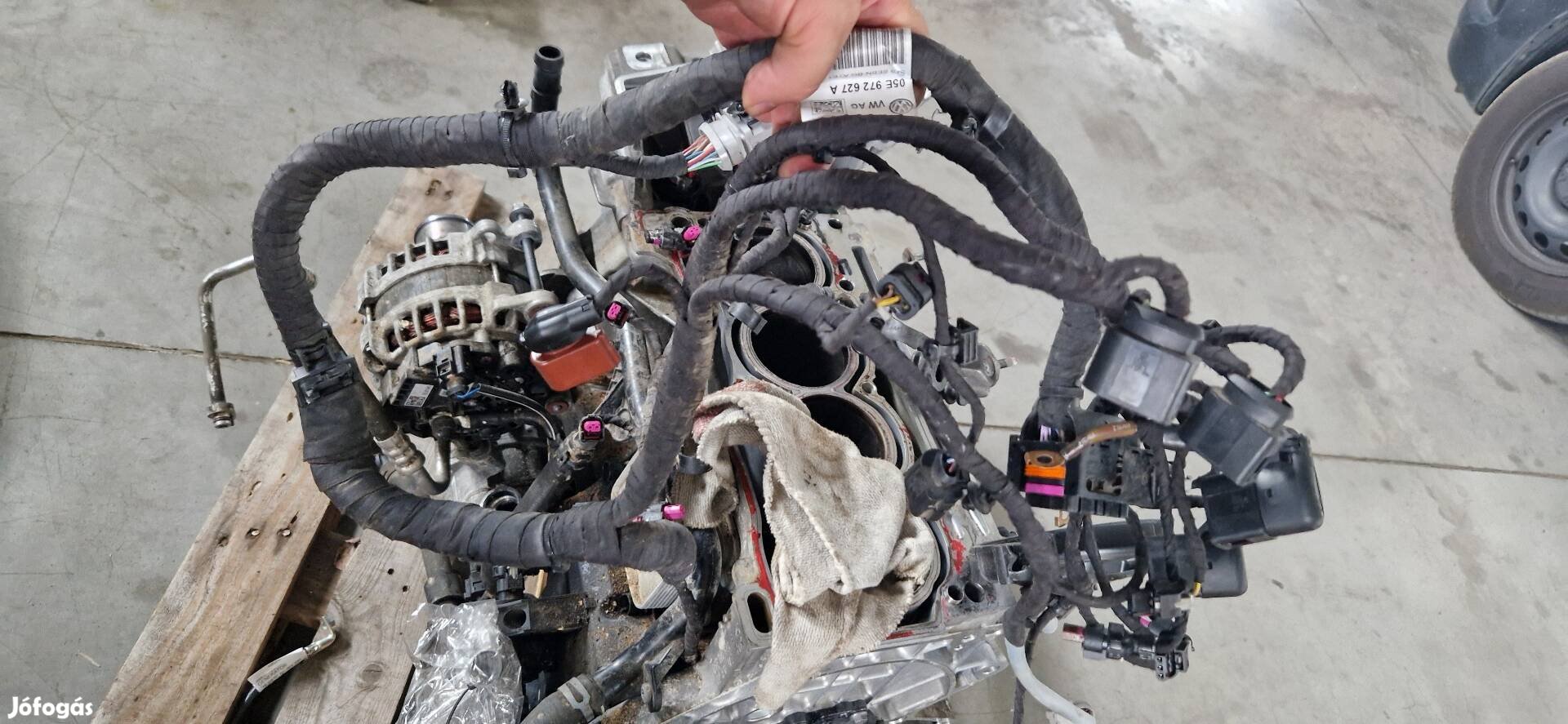 Volkswagen motor kábel 