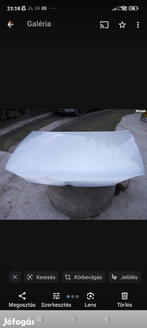 Volkswagen motorháztető!