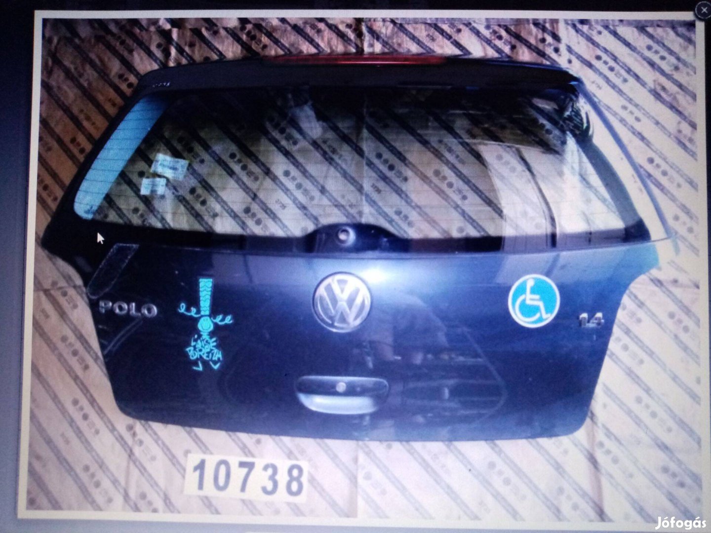 Volkswagen polo csomagtérajtó