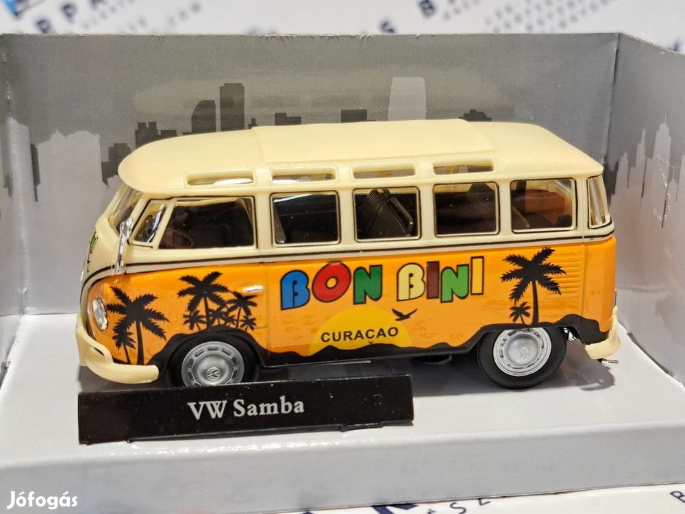Volkwagen VW Transporter Samba Curacao Bon Bini year 1950 orange / be