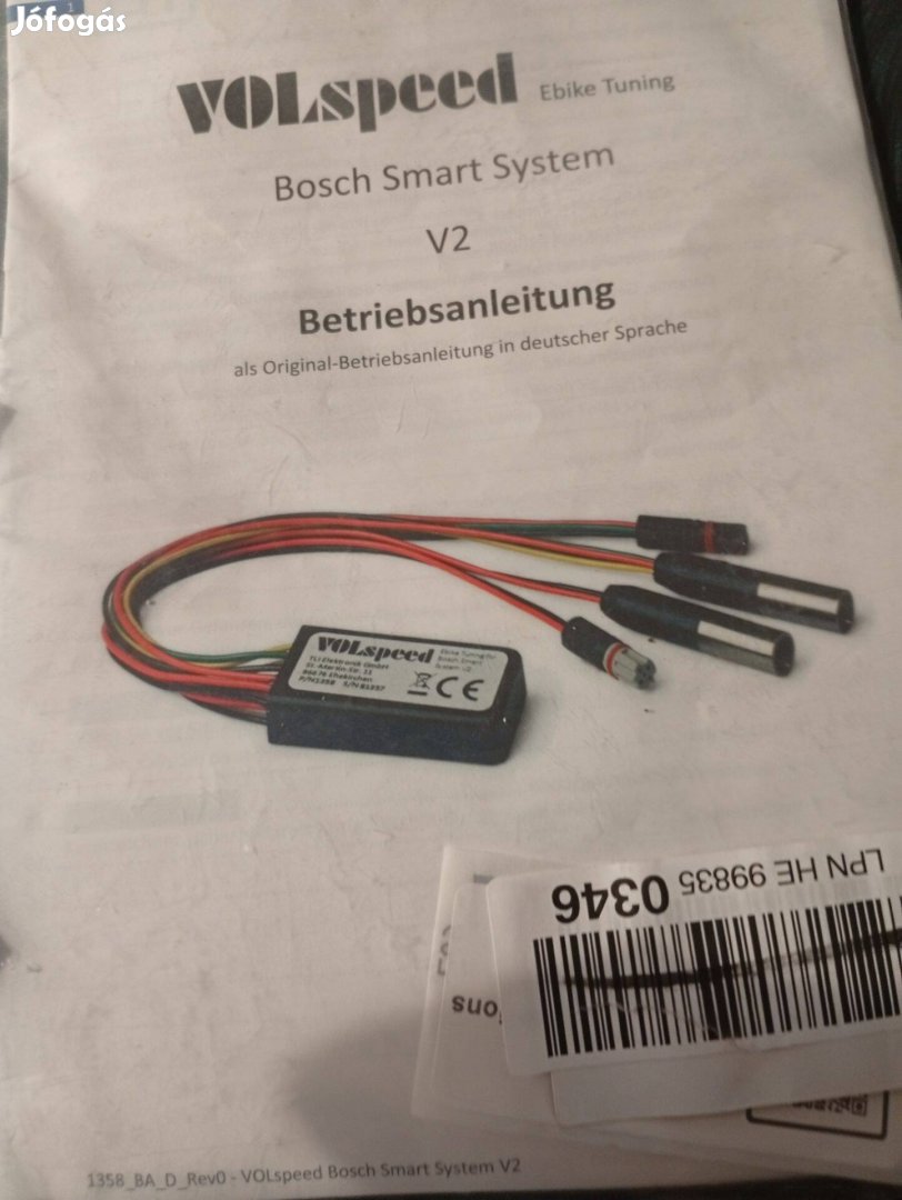 Volspeed V2 e bike tuning Bosch Smart system