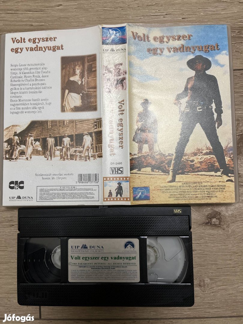 Volt egyszer egy vadnyugat vhs 