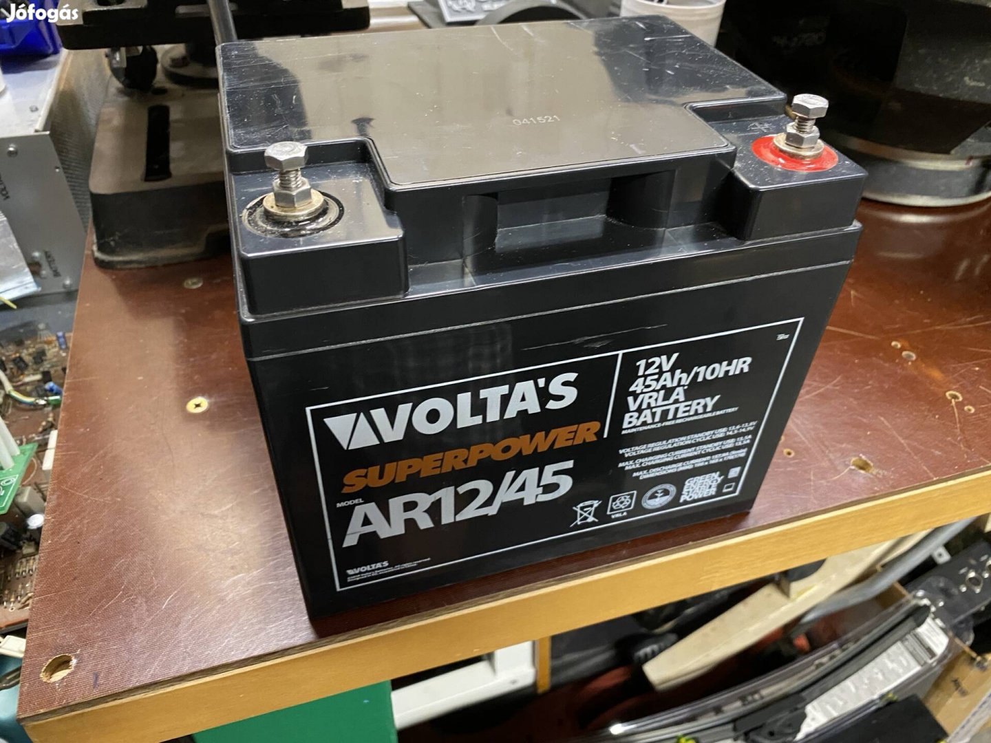 Voltas AR12/45, 45Ah Vlra akkumulátor ~60% állapot