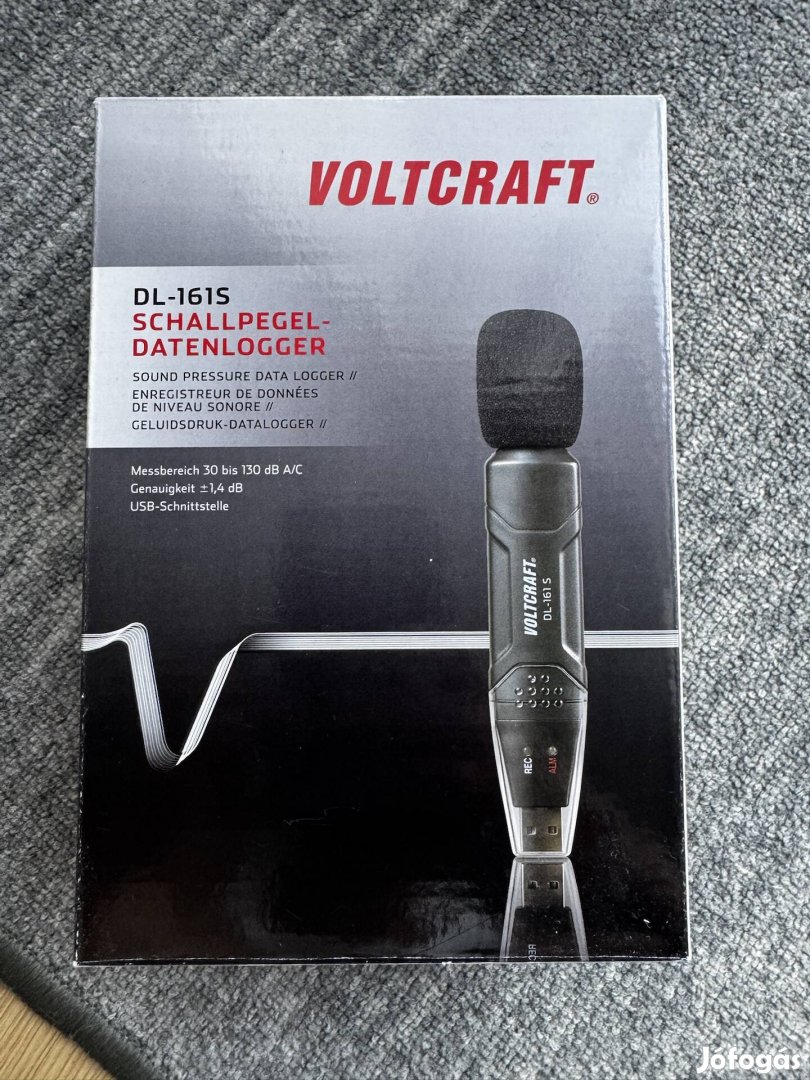 Voltcraft DL-161S zajmérő adatgyüjtős
