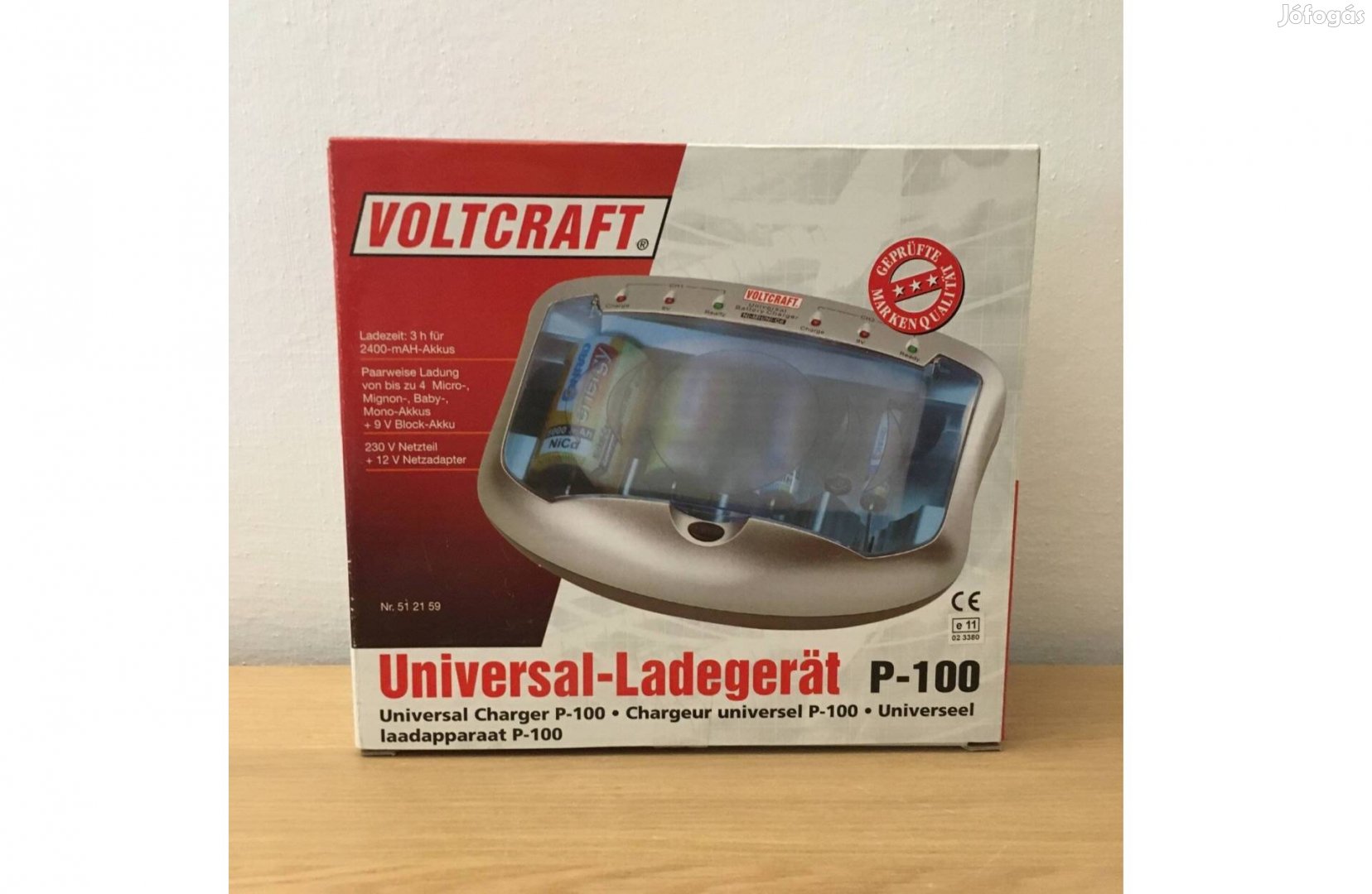 Voltcraft P-100 Univerzális elem töltő