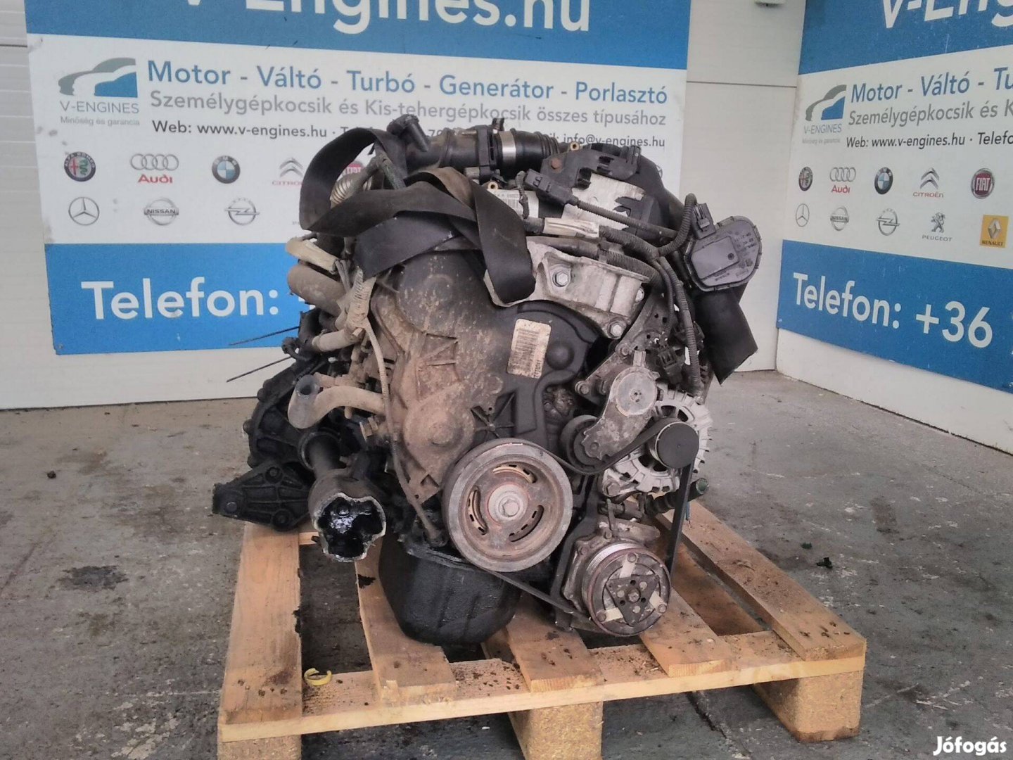 Volvo 1,6D, D4162T bontott motor