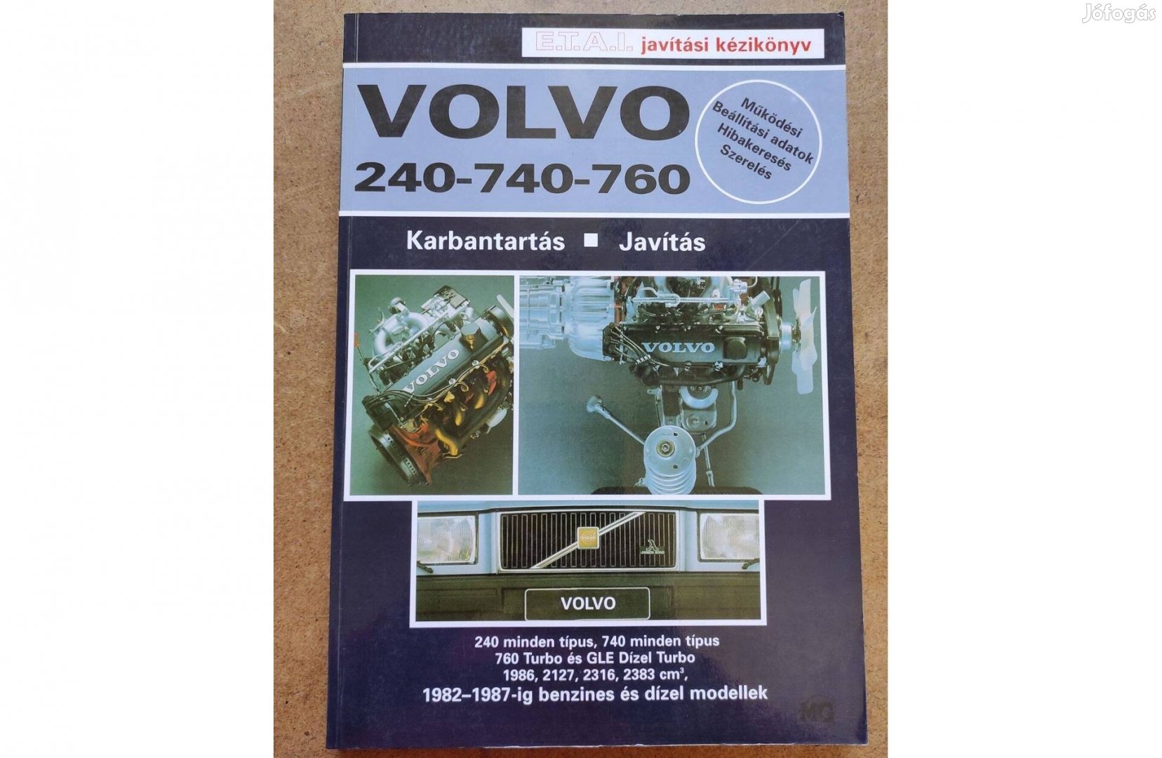 Volvo 240-740-760 javítási karbantartási könyv