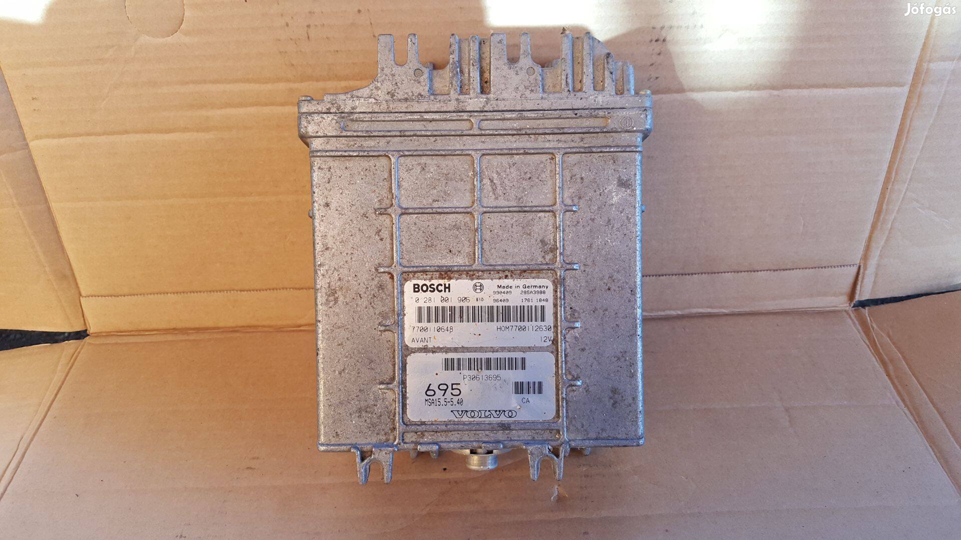 Volvo 30613695 S40 V40 ECU 19.D motorvezérlő