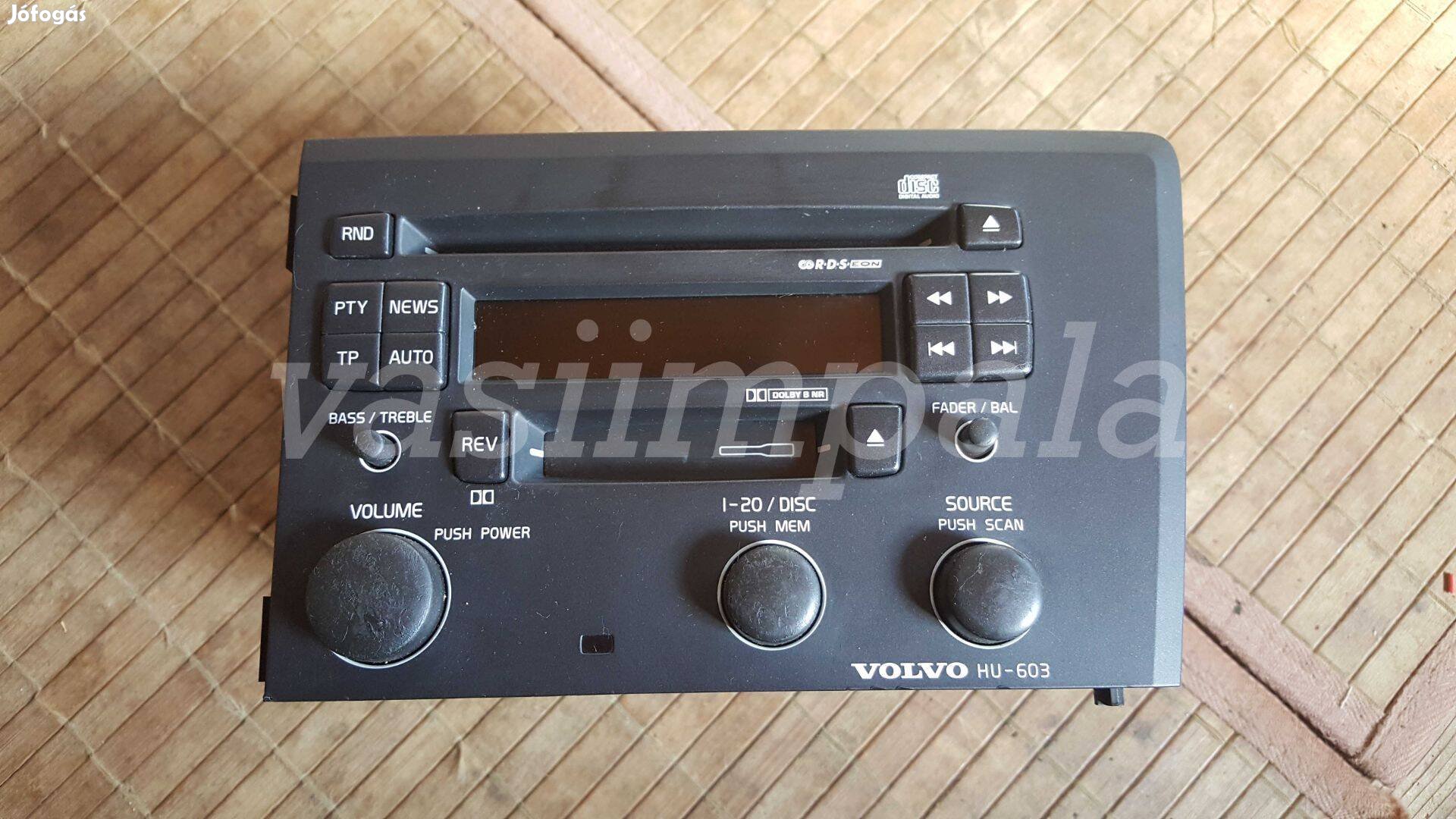 Volvo 30657637 S60 V70 XC70 HU-603 rádió