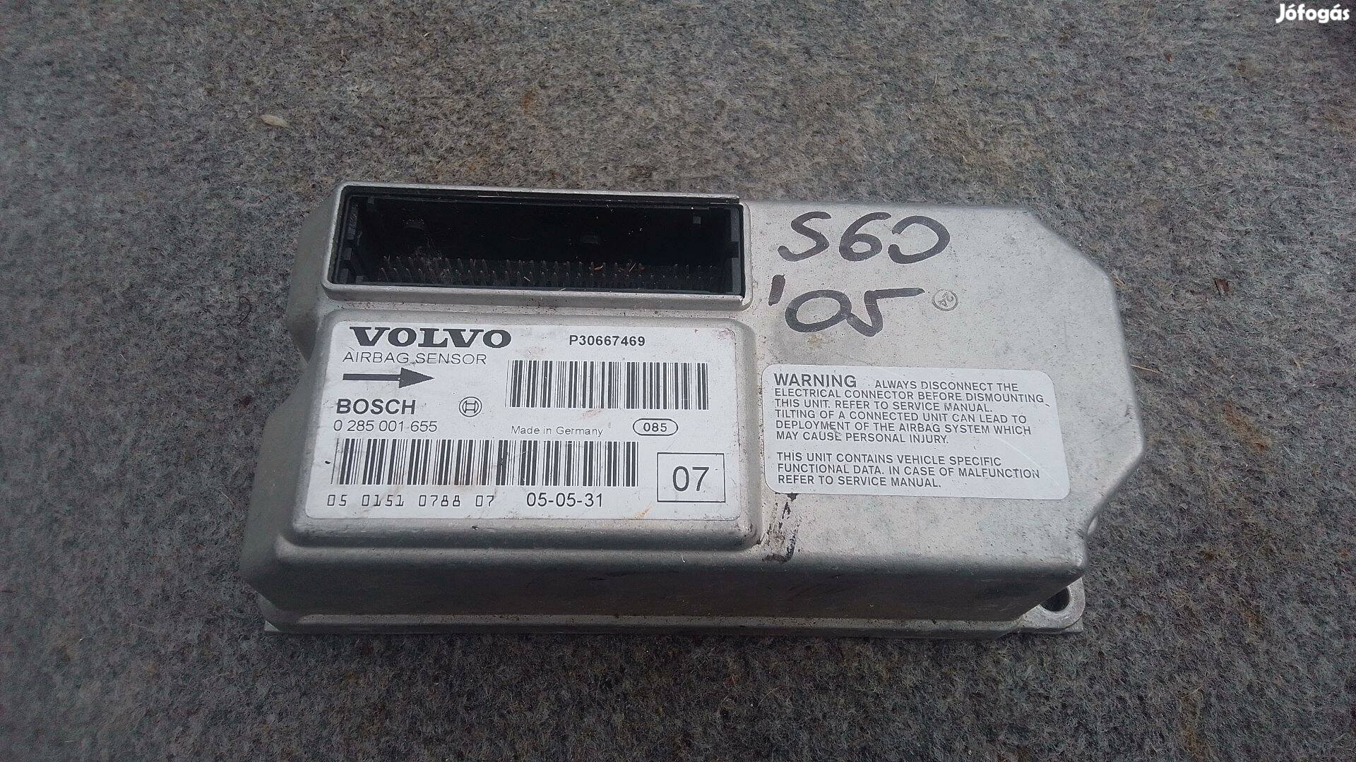 Volvo 30667469 S60 S80 V70 XC70 XC90 SRS-indító