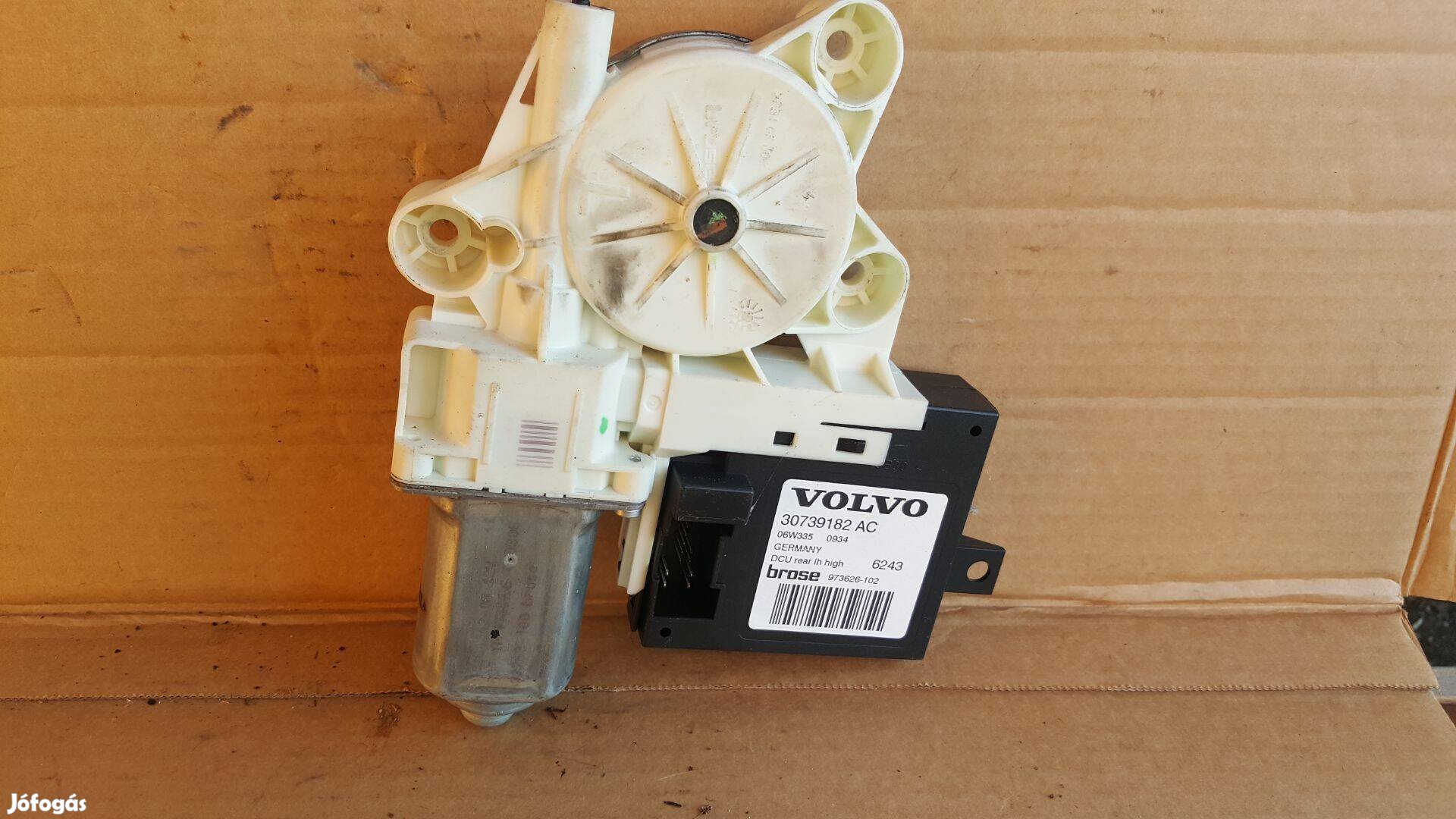 Volvo 30739182 S40 V50 bal hátsó ablakemelőmodul