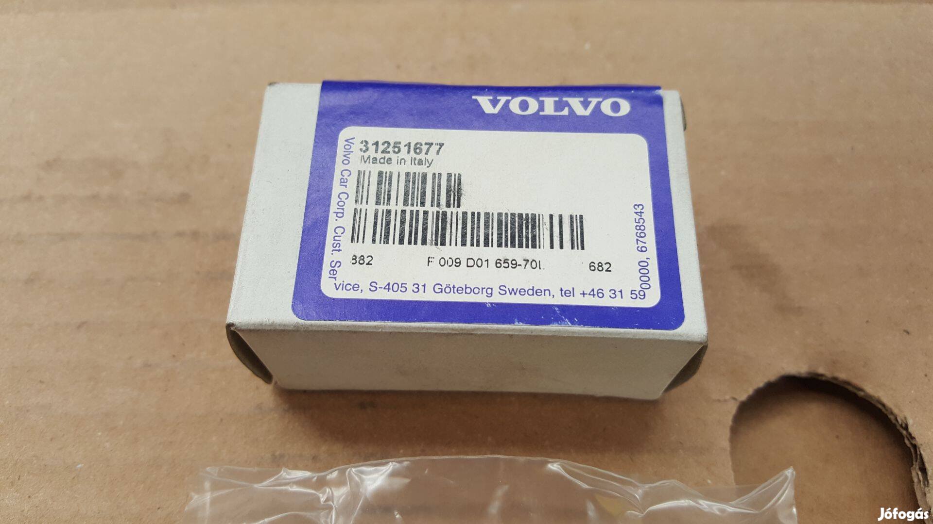 Volvo 31251677 31430885 S40 V50 C30 C70 fékvákuumszelep