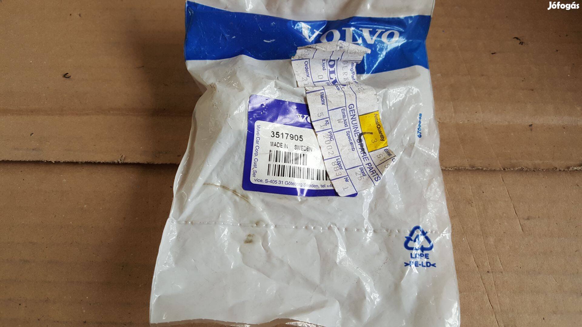 Volvo 3517905 850 C70 S40 S60 S70 S80 V40 V70 csapszegpersely