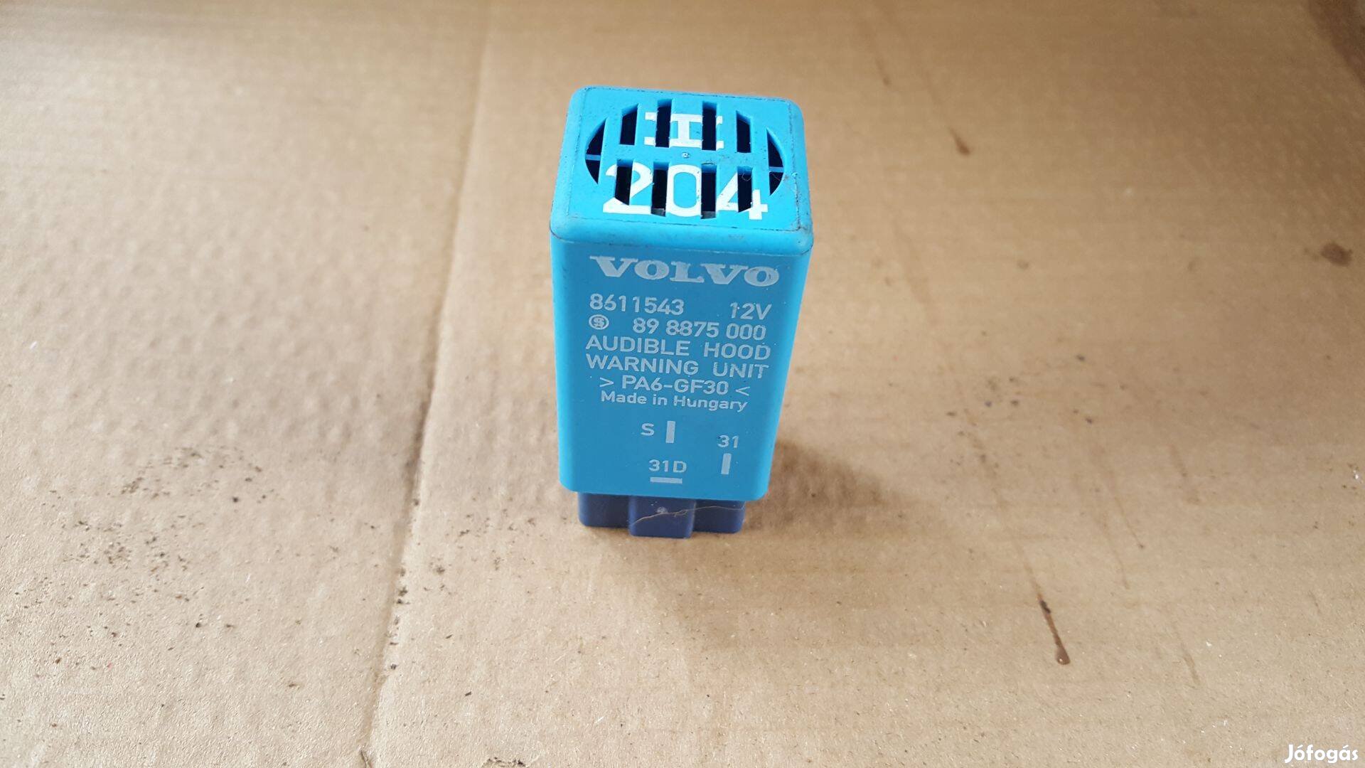 Volvo 8611543 C70 nyitott tetőre figyelmeztető relé