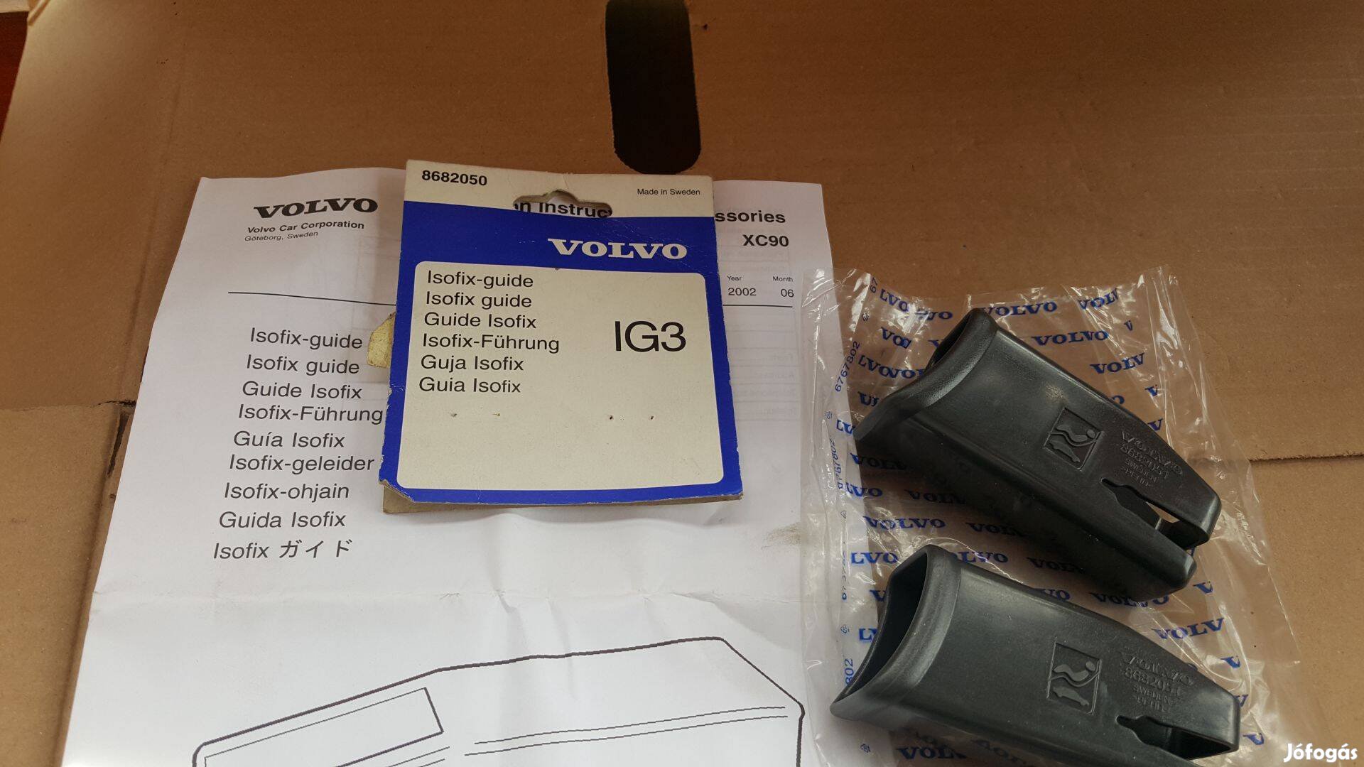 Volvo 8682050 XC90 isofix ülés védőkupakok