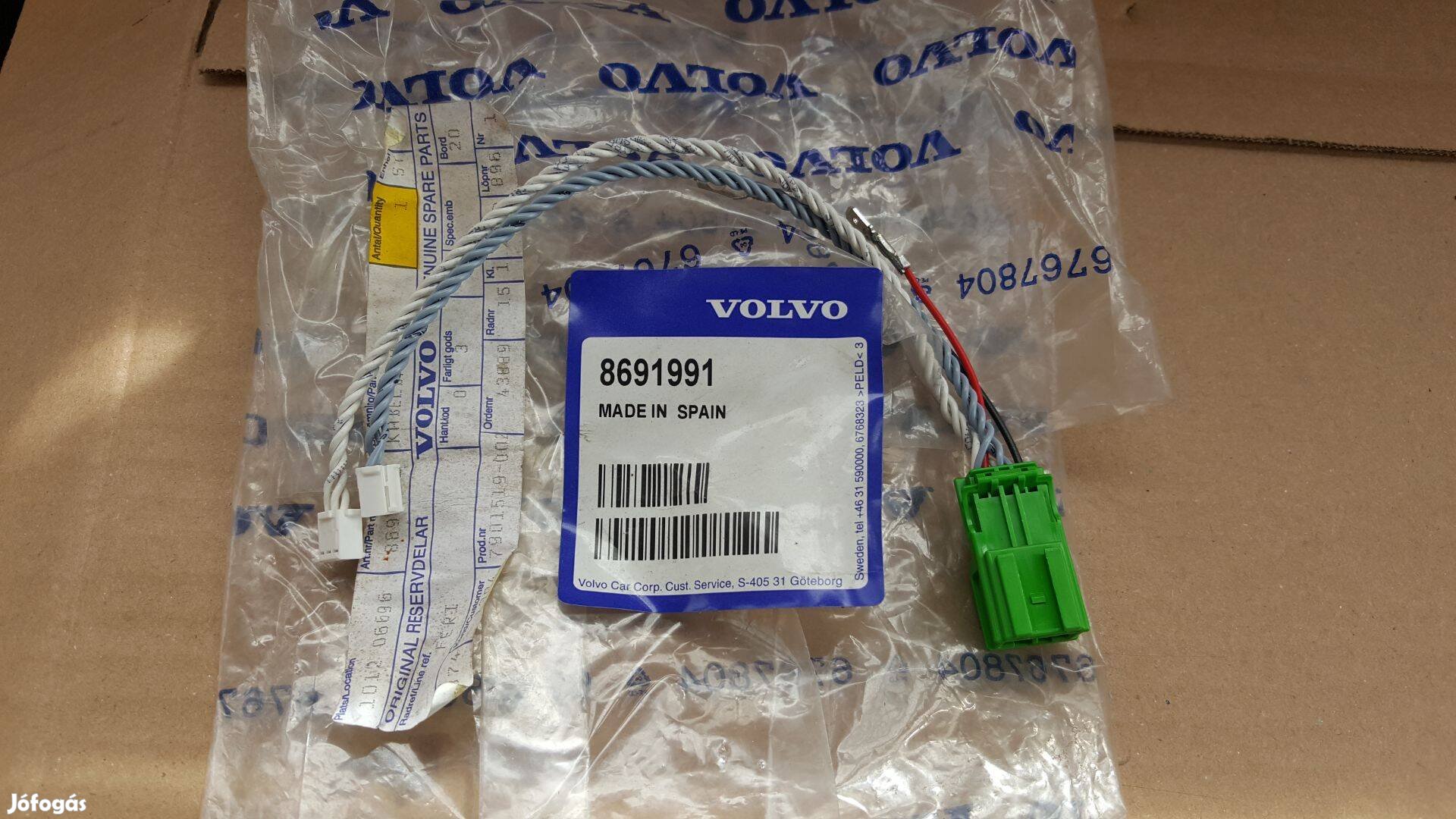 Volvo 8691991 S40 V50 C30 C70 kormánykábel
