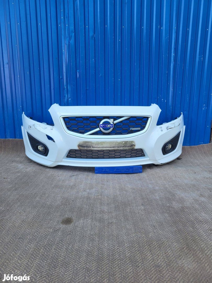 Volvo C30 2010- gyári 31290460 R-design mosós első lökhárító, hűtőrács