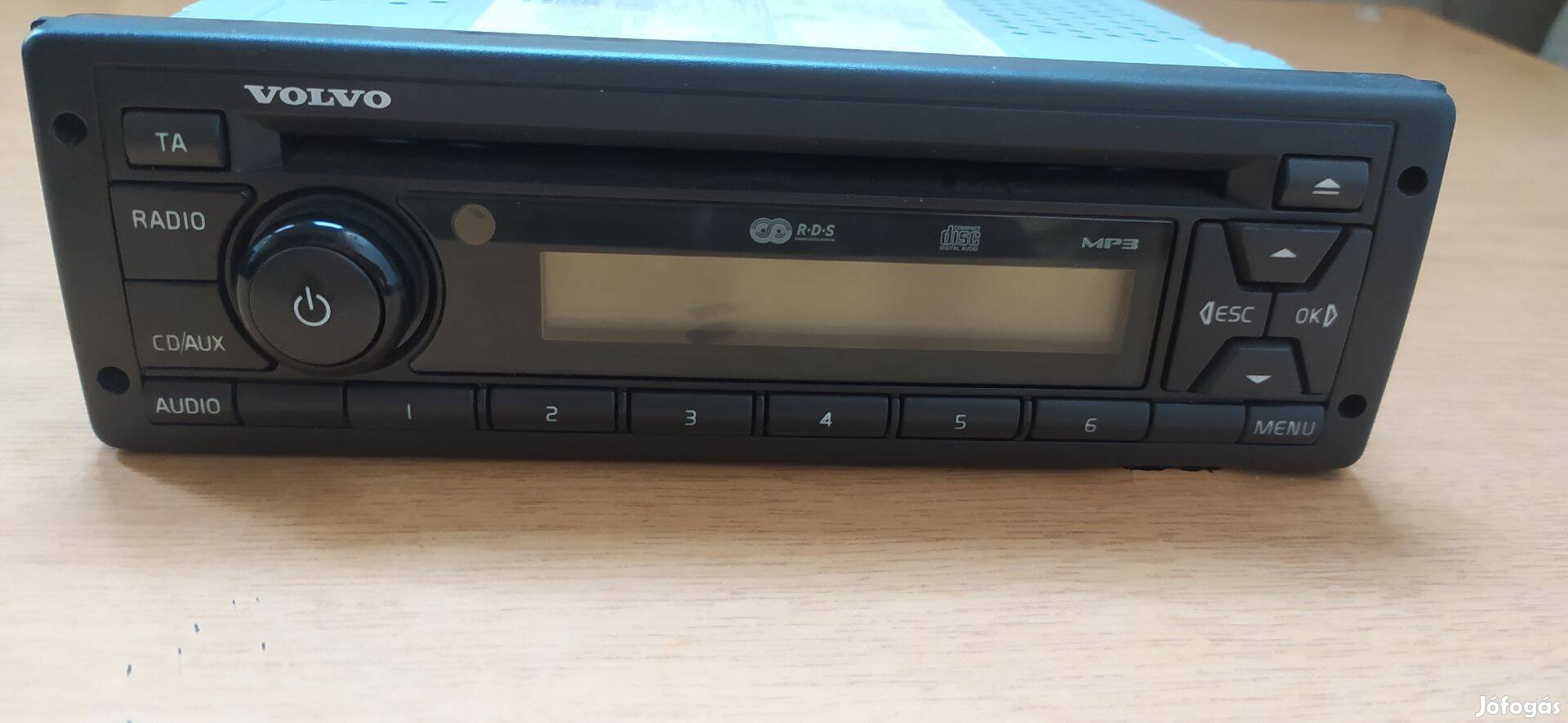 Volvo CD Radio AM/FM MP3 USB adat kijelző+adat kommunikáció járművel