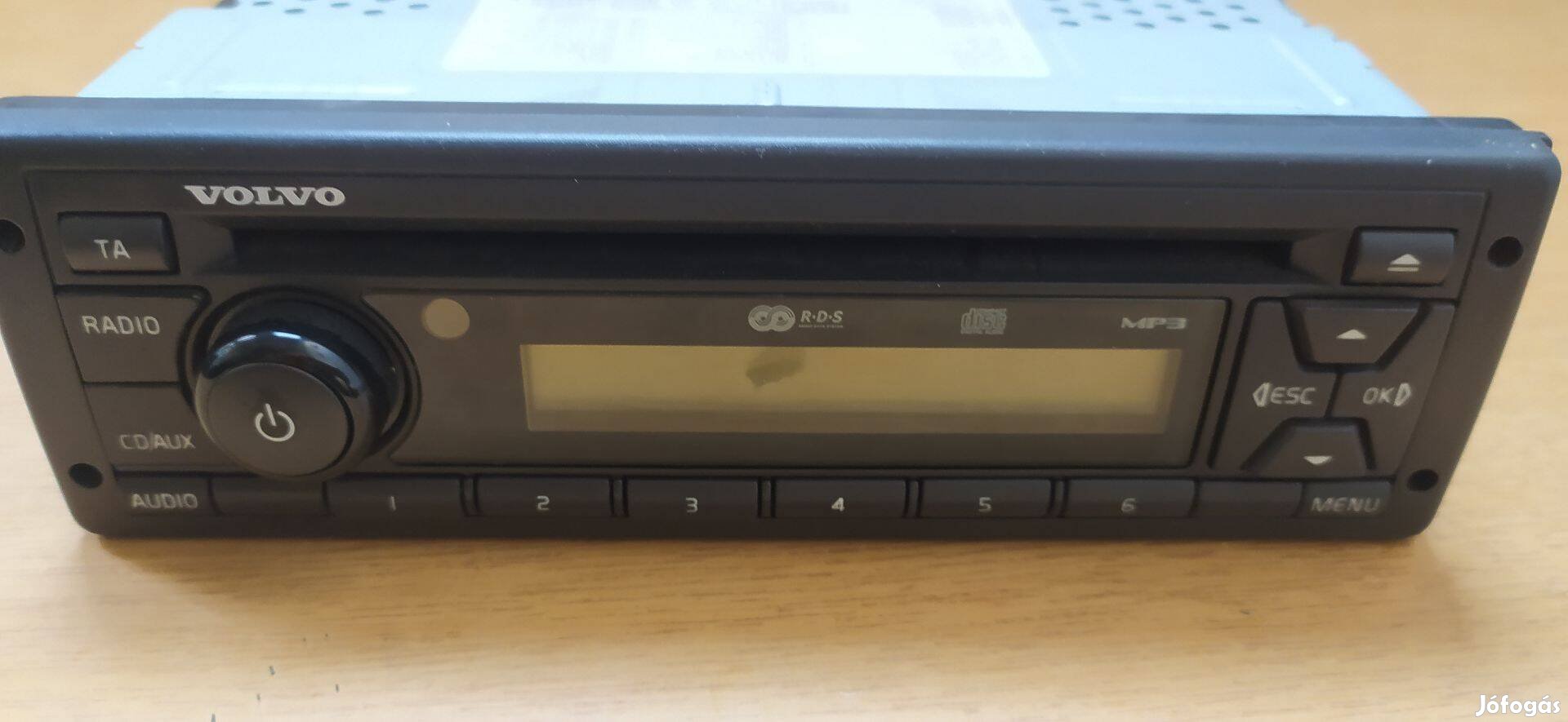 Volvo CD Radio AM/FM MP3 USB adat kijelző+adat kommunikáció járművel