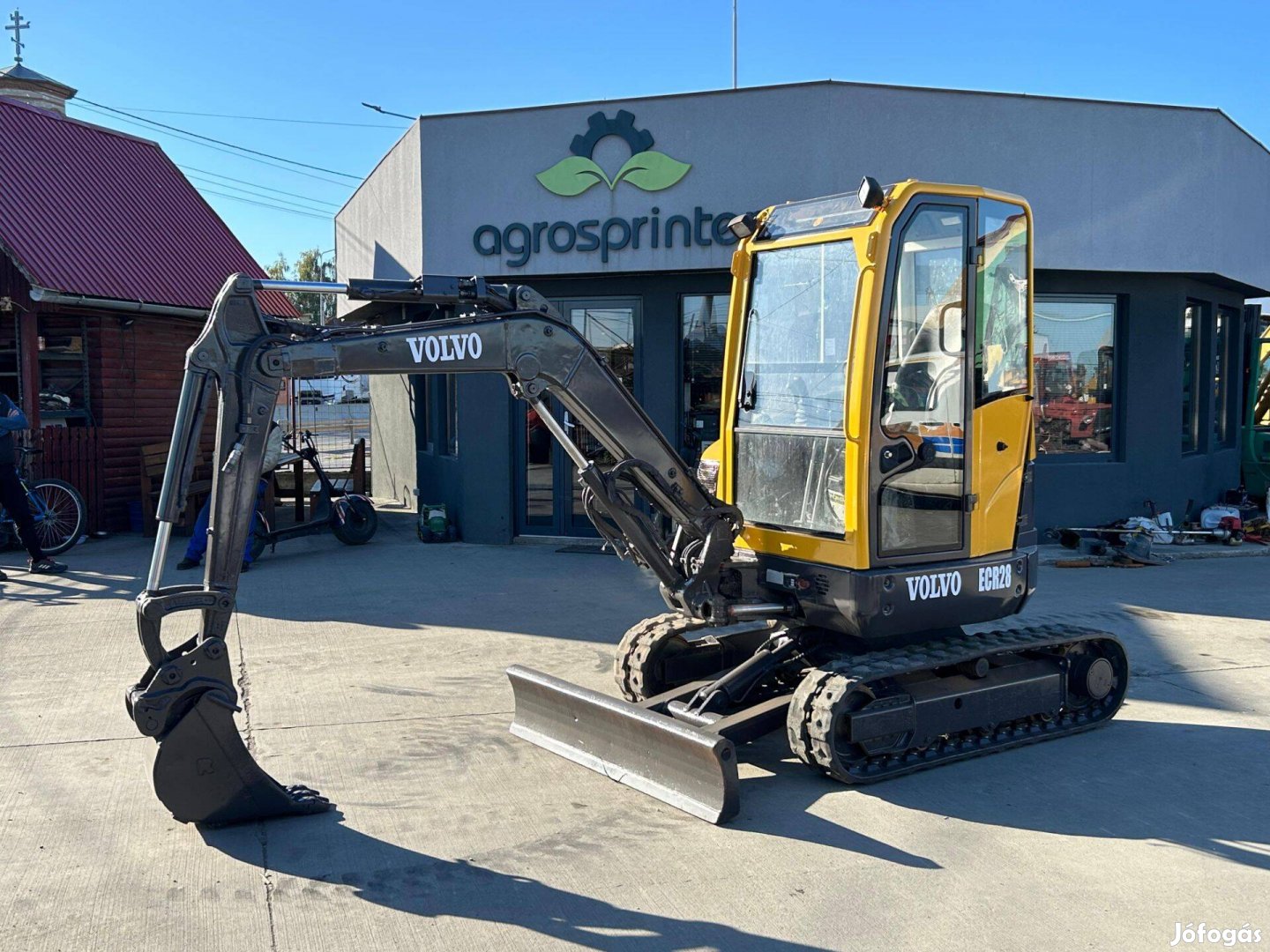 Volvo ECR28 mini kotrógép