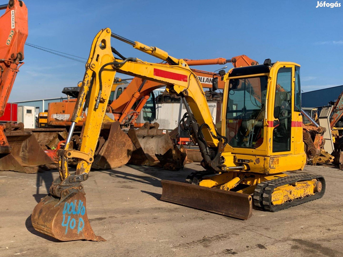 Volvo ECR40D minikotró