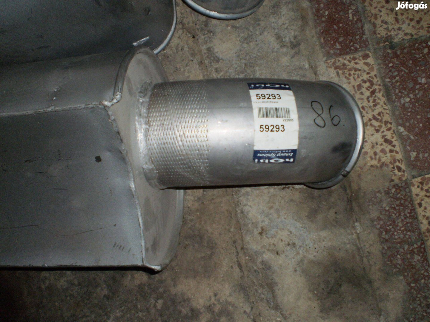 Volvo FH kipufogódob új, 1675864