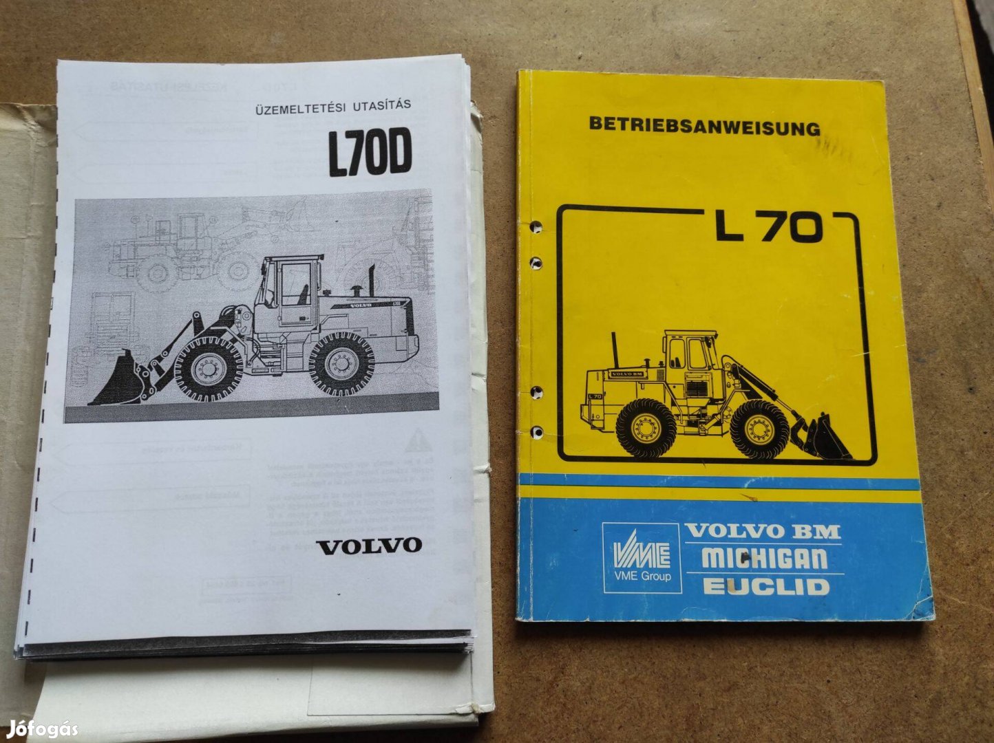 Volvo L70 rakodó kezelési üzemeltetési utasítás + Magyar nyelvű