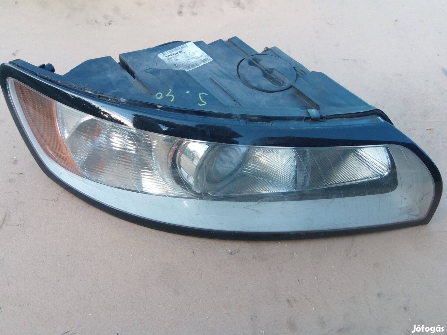 Volvo S40 V50 jobb első lámpa halogén 2008-2013