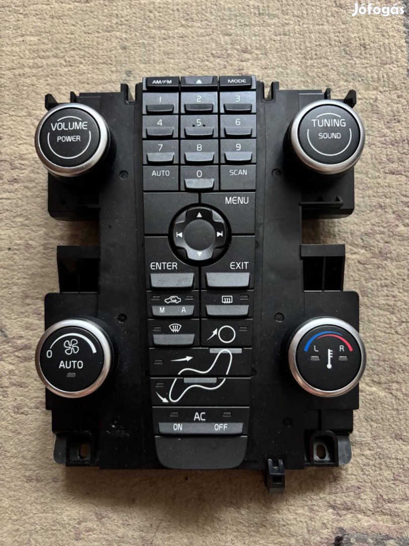 Volvo S40, V50 fűtés, klíma vezérlő panel 30782540